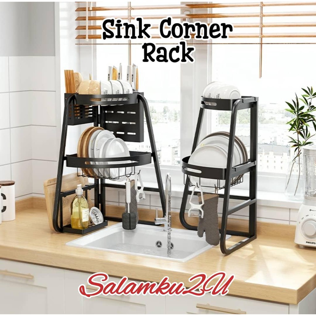 Storage Corner Sink Rack Sink Rack Corner/Triangle Dish Rack/Dish