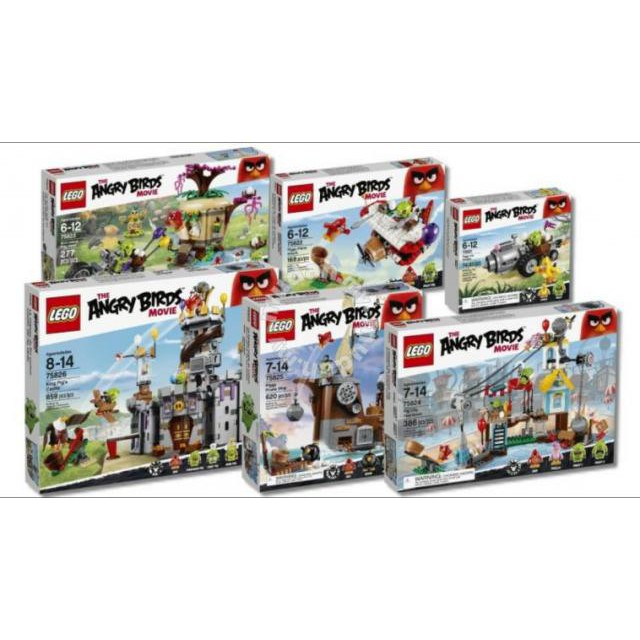 Lego angry birds movie full set retired 75821 75822 75823 75824 75825 75826 MISB Shopee Malaysia