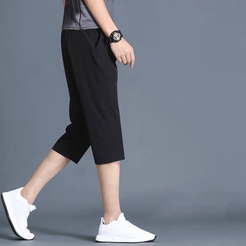 【Mebraties】Casual Sport Running Pants Short Pants Fitness Breathable ...