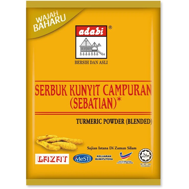 30g 250g Serbuk Kunyit Campuran Sebatian Adabi Turmeric Powder Blended Bb 2023 Shopee Malaysia 5878