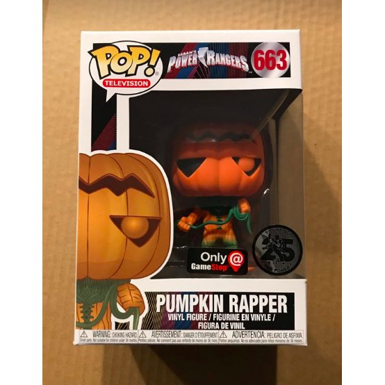 Funko Pop Television Power Rangers Pumpkin Rapper #663 GameStop ...