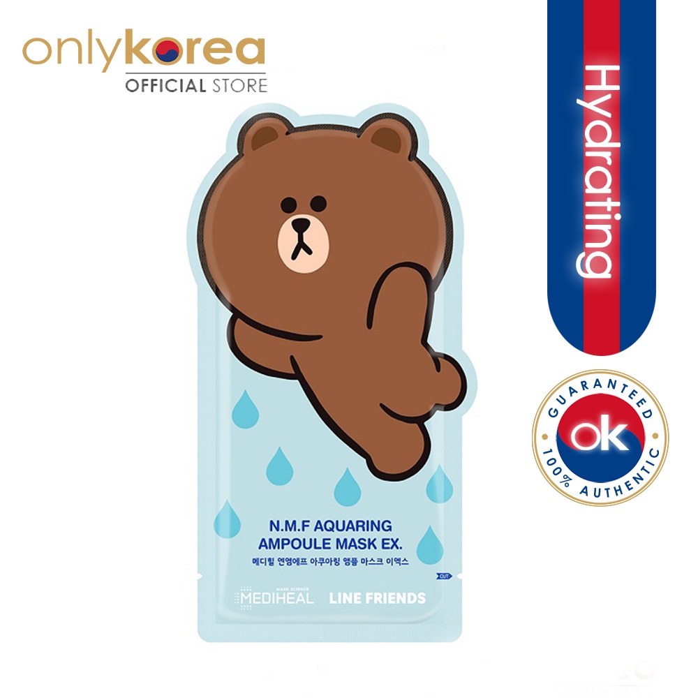 Mediheal Line Friends Mask Ex 27ml x 1pc [ Hydrating | Whitening ...