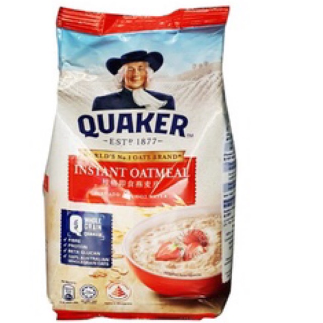 Quaker Instant Oatmeal 325g/800g/1kg/1.2kg/1.35kg ( also available with ...