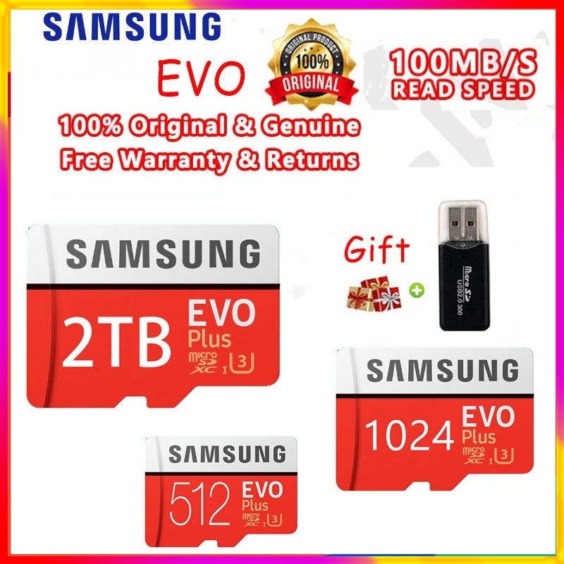 EVO Plus 1TB 521G Highspeed SD memory card Mobile phone tablet camera