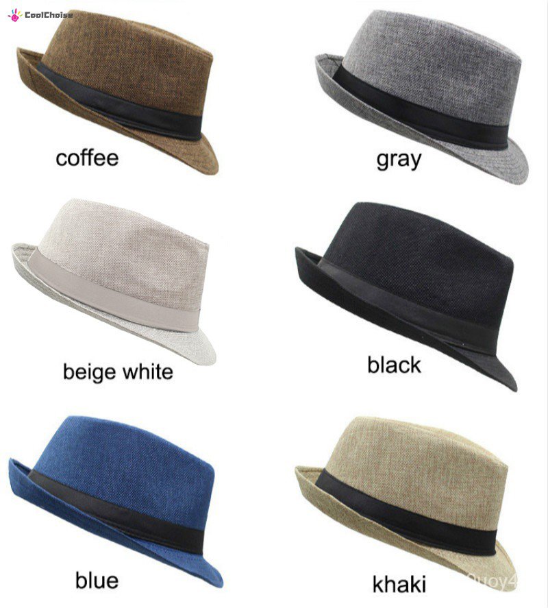 Chapeu Men Fedoras Hat Women Felt Hats Beach Hats Panama Caps Wide Brim ...