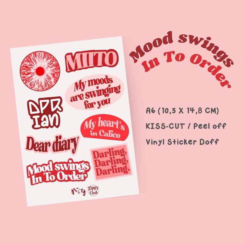 MITO & MIITO STICKER - DPR IAN - DPR IAN ALBUM - DPR album sticker