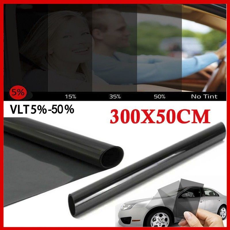 50cm X 3m VLT Car Window Film Sun Shade DIY Magic Tinted Films for Car UV Shopee Malaysia
