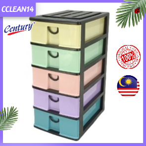 Century Mini Drawer A4 5 tier 6150 Small Drawer plastic organizer drawer  table drawer office drawer small organiser