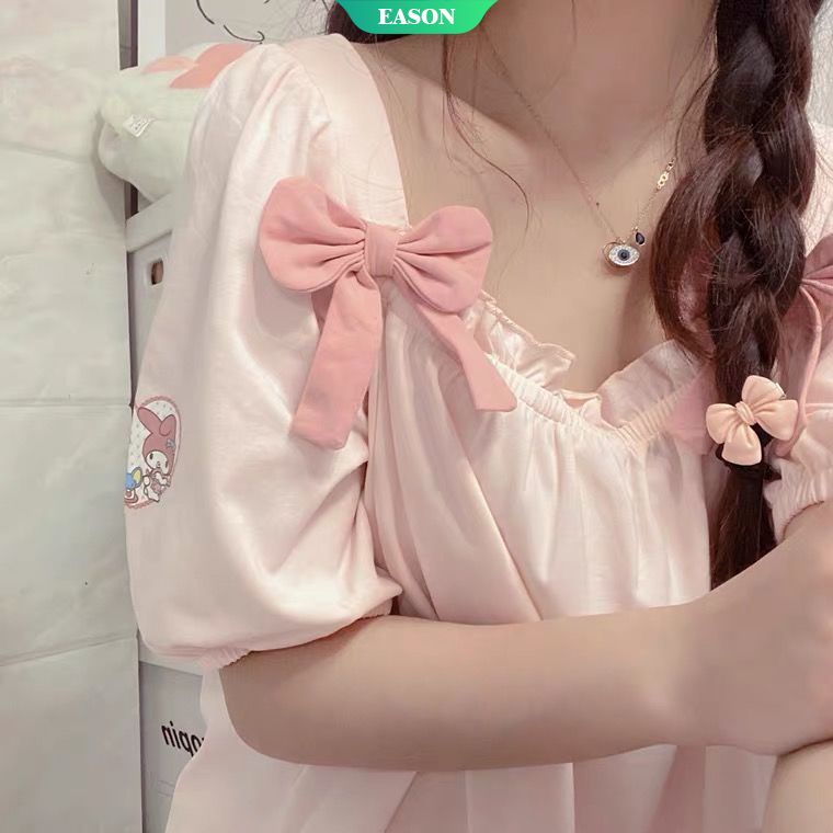 BlackBerry - Anime Print Slip Nightdress