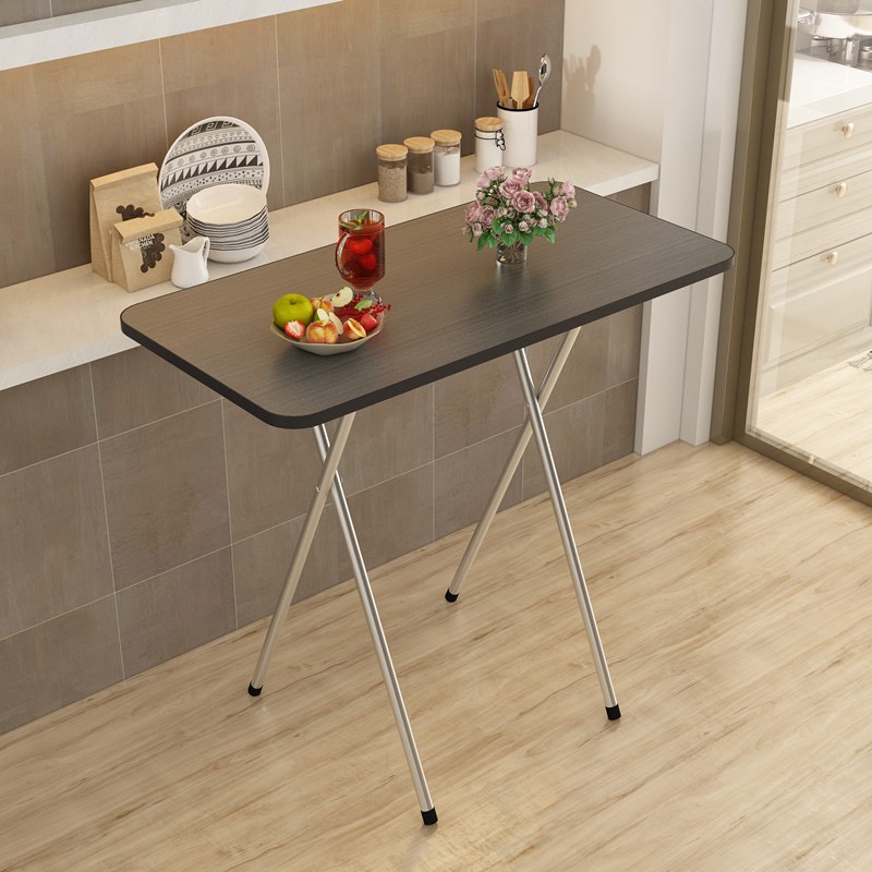 Folding Table foldable Desk Eat home eating small table dining table ...