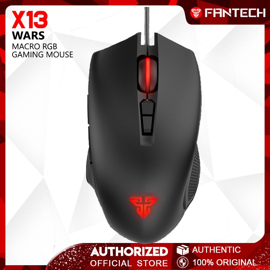 11.11 [HOT ITEM] FANTECH X13 Wars USB mouse 7 button optical RGB LED ...