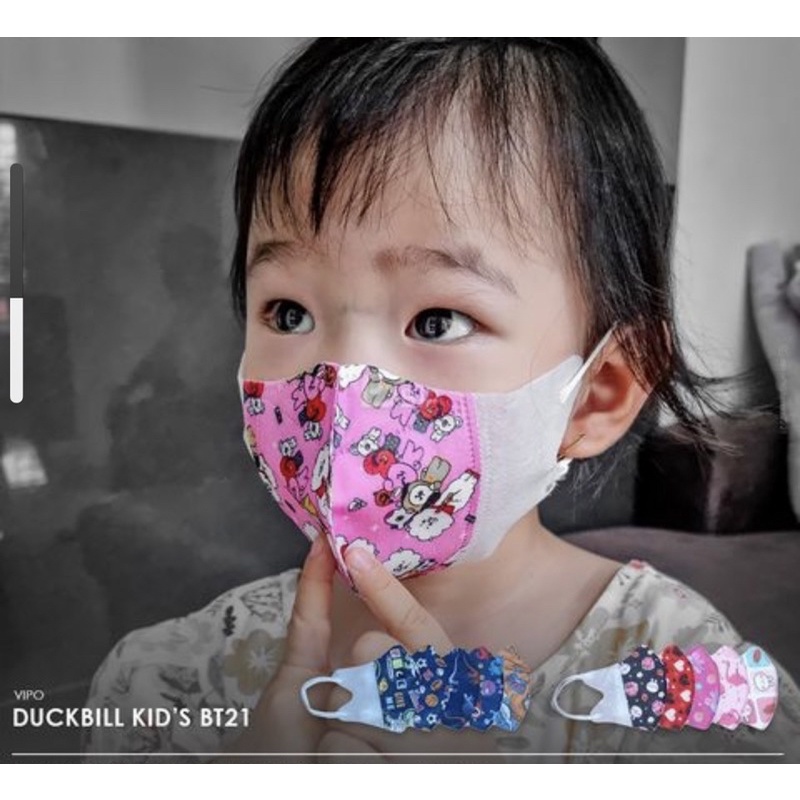 DUCKBILL KIDs 3D VVIPO(ready stok duckbill facemask kids) | Shopee Malaysia