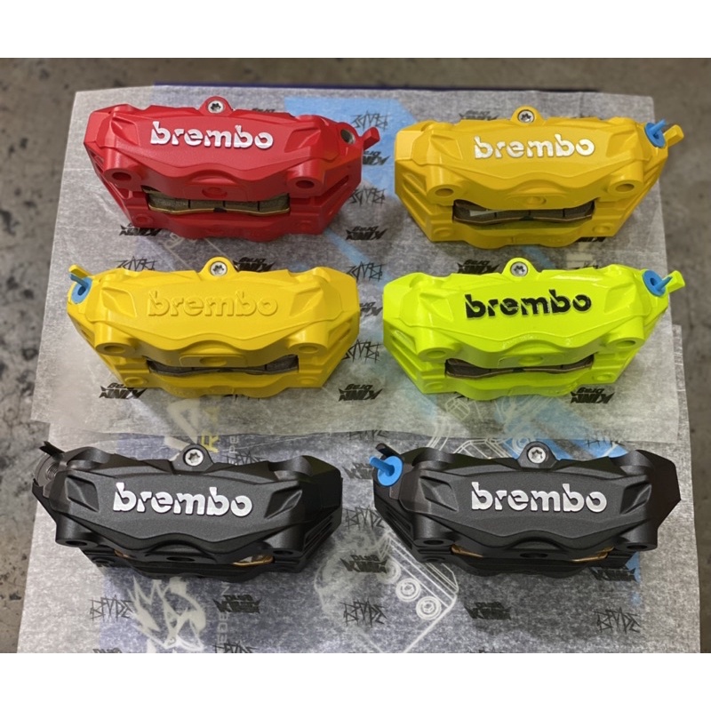 Original Brembo M3 K5 AK50 F.Yellow Green Blue Red Silver Black RePaint