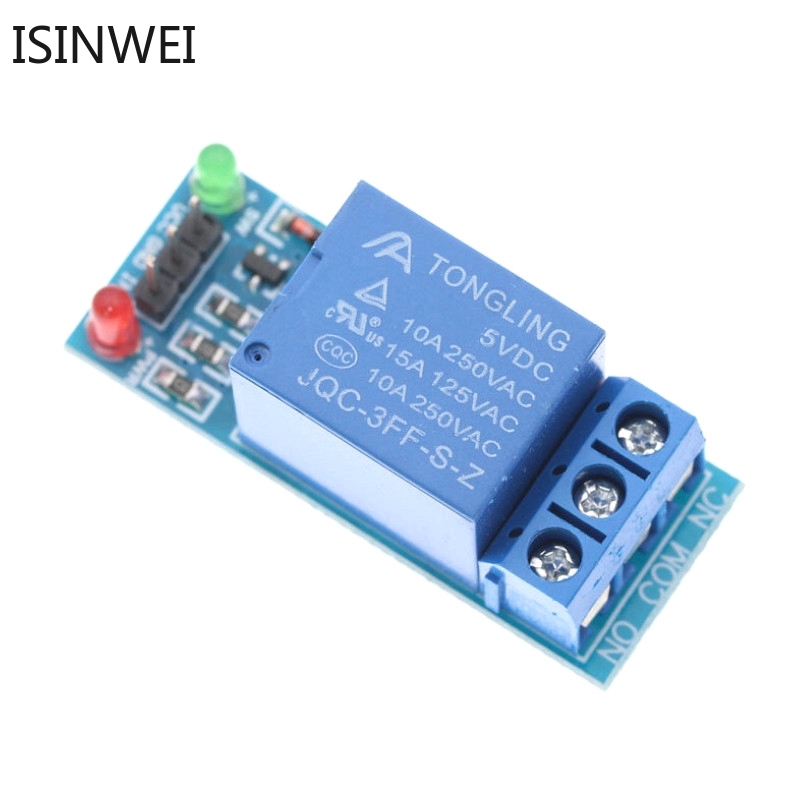 5V 12V Low Level Trigger 1 Channel Relay Module Interface Board Shield ...