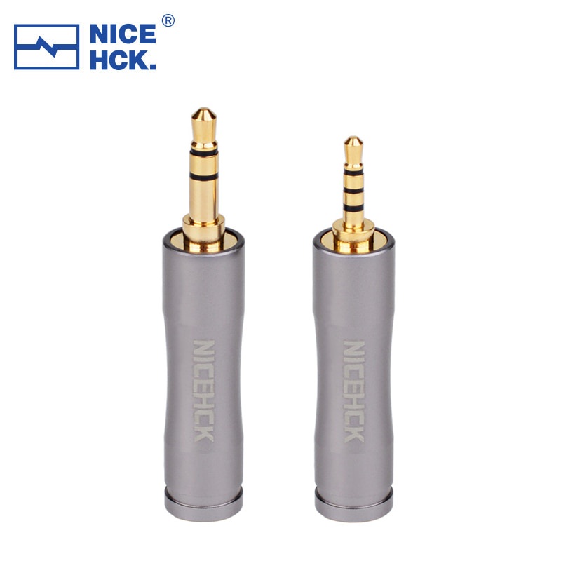 NiceHCK HIFI Earphone Adapter Plug 4.4mm Female to 3.5mm 2.5mm Male