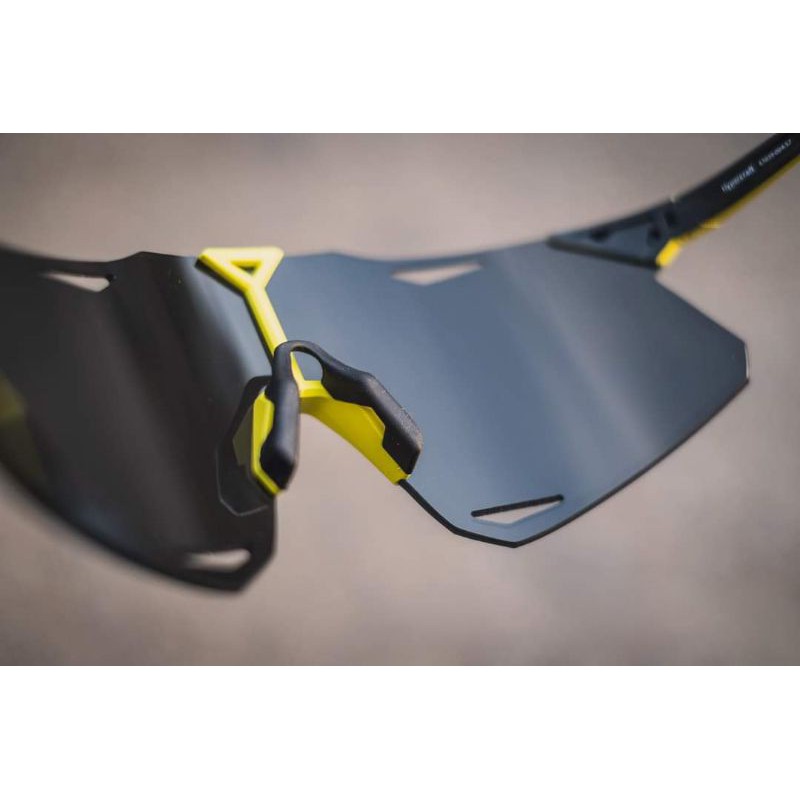 100% Authentic] RIDE 100% HYPERCRAFT® Matte Banana Smoke Lens +