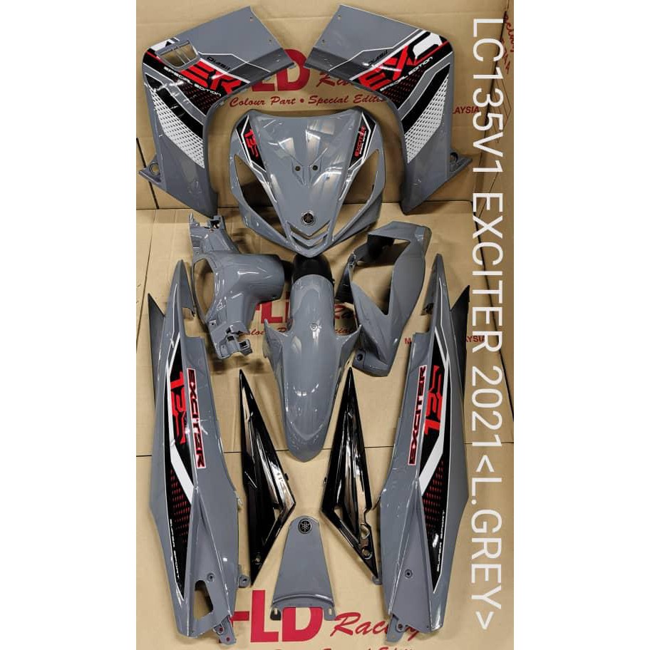 COVERSET HLD 135LC V1 PERLBAGAI DESIGN DOXOU 18TH EXCITER RC HLD RACING ...