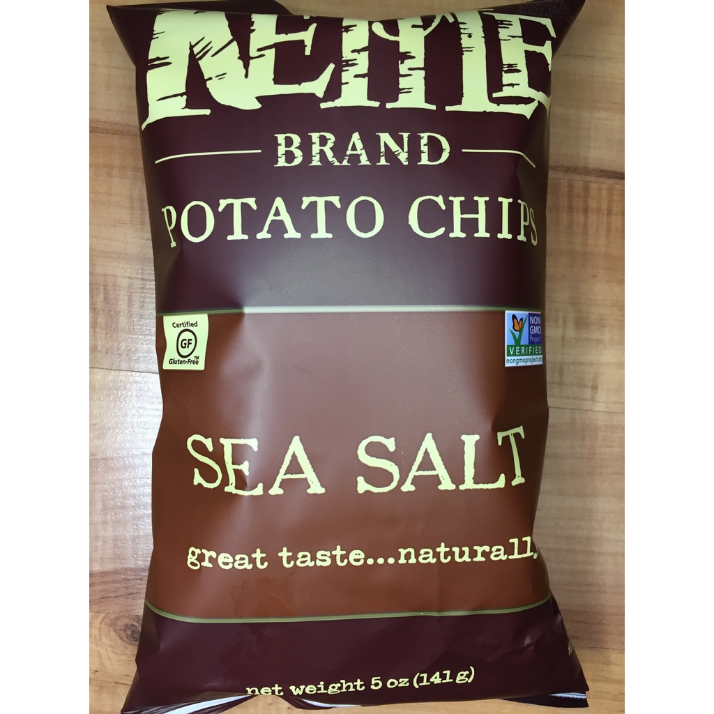 KETTLE Potatoes Chips Sea Salt Flavoured 141g USA Shopee Malaysia