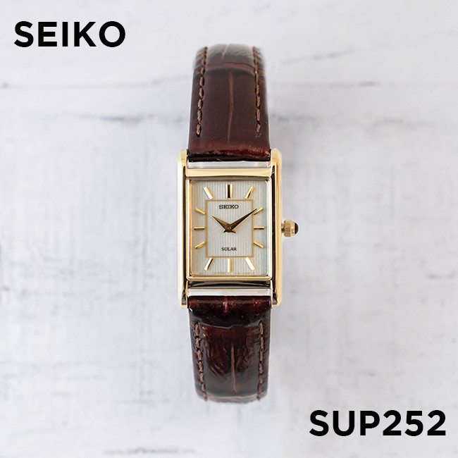 Seiko square watch on sale ladies