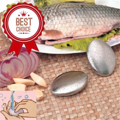 Remove the smell of garlic smell the stainless steel soap (SILVER) Shopee Malaysia