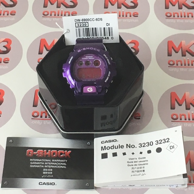 Casio G-Shock Digital Purple DW-6900CC-6 | Shopee Malaysia