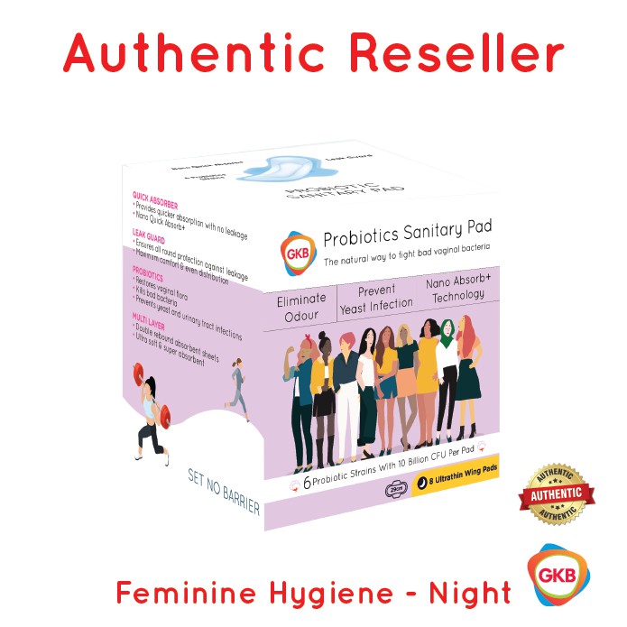 GKB Probiotic Sanitary Night Night Sanitary Napkin Best Pads for