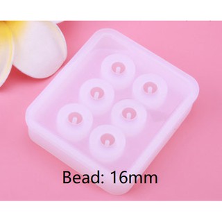 Round Ball Bead Silicone Mold  16mm Round Ball Bead Silicone Mold