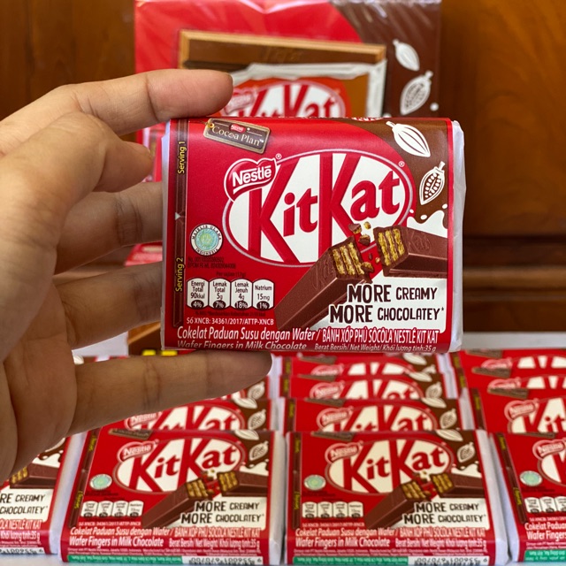 Chocolate KIT KAT 4F 35gr/KIT KAT NESTLE 35gr/KITKAT BESAR/KIT KAT ...