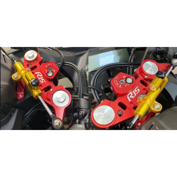 Yamaha R15 V3 Steering Damper Complete Set with Bracket Shopee Malaysia