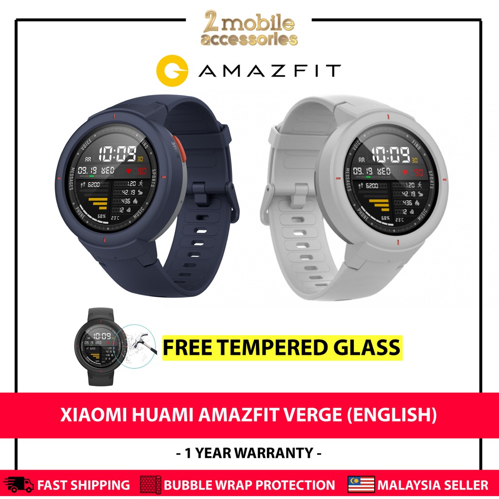 Amazfit verge english sale