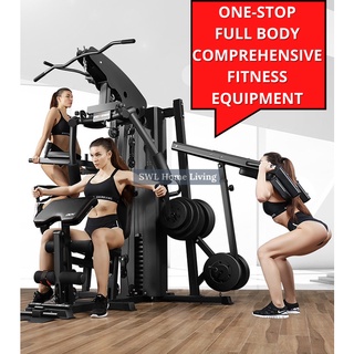 FREE Bike Complete Set Gym Comprehensive Fitness Equipment Weight