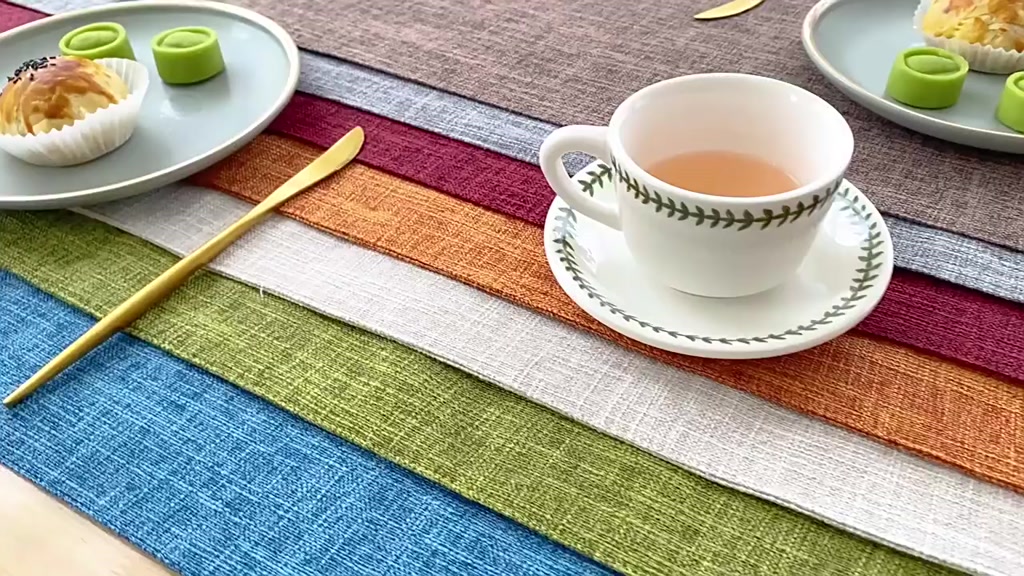 New Thick Linen Solid Color Table Runner Light Luxury Home Boxer Bed ...