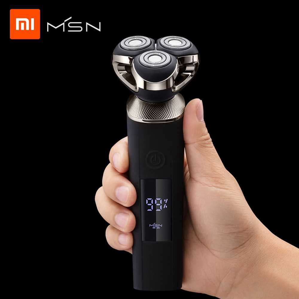 Xiaomi Youpin MSN M3 Electric Shaver LCD Screen Cordless Dry Wet Shave ...