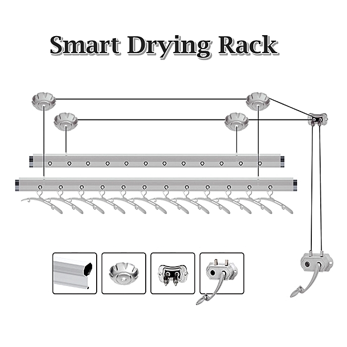 Ceiling Mounted Clothes Drying Rack Malaysia Shelly Lighting