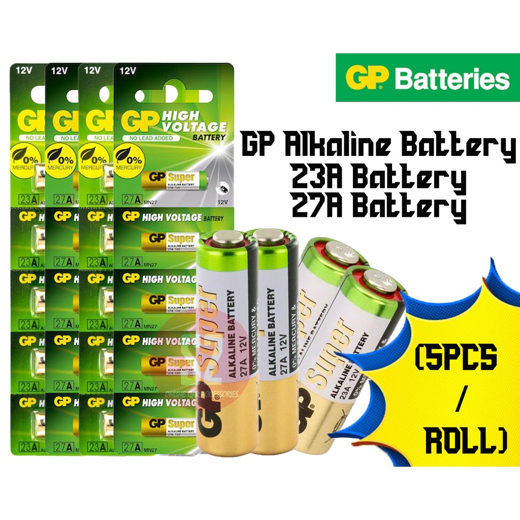 GP high voltage 23A Pack of 12V Alkaline Battery High Voltage Cell Car