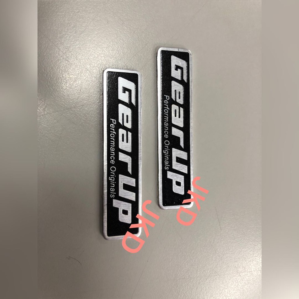 GEAR UP logo emblems for PERODUA vehicle skirting part (7cm x 1.5cm ...