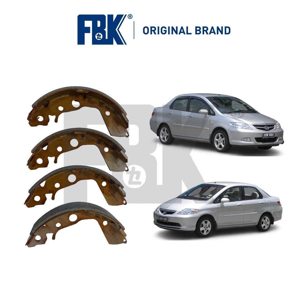 FBK Brake Shoe Rear Honda City SEL 1.5 iDSi Shopee Malaysia