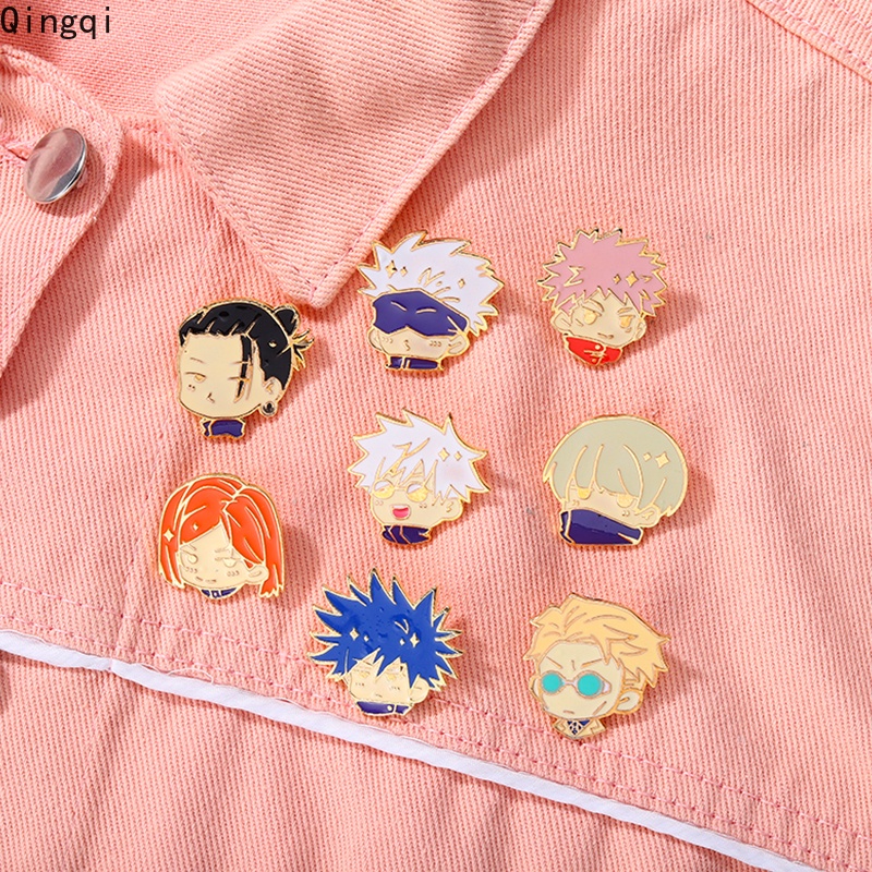 Lovely Anime Jujutsu Kaisen Enamel Pin Yuji Itadori Fushiguro Megumi ...