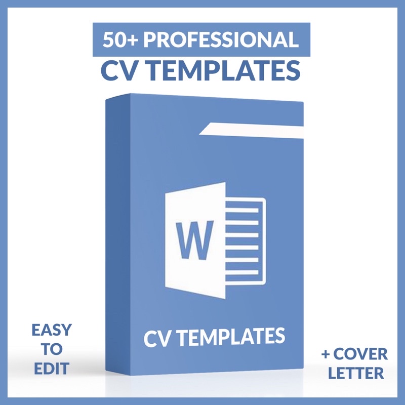 50+ New Editable [ Resume / Cv / Cover letter ] templates in word ...