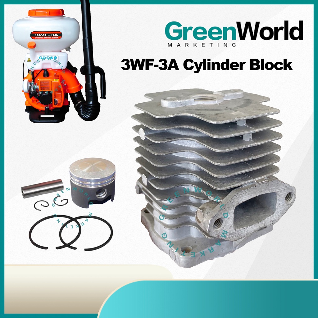 3WF-3A Cylinder Block Mesin Sembur Padi Kasei Mist Blower 3WF-3A Pam ...