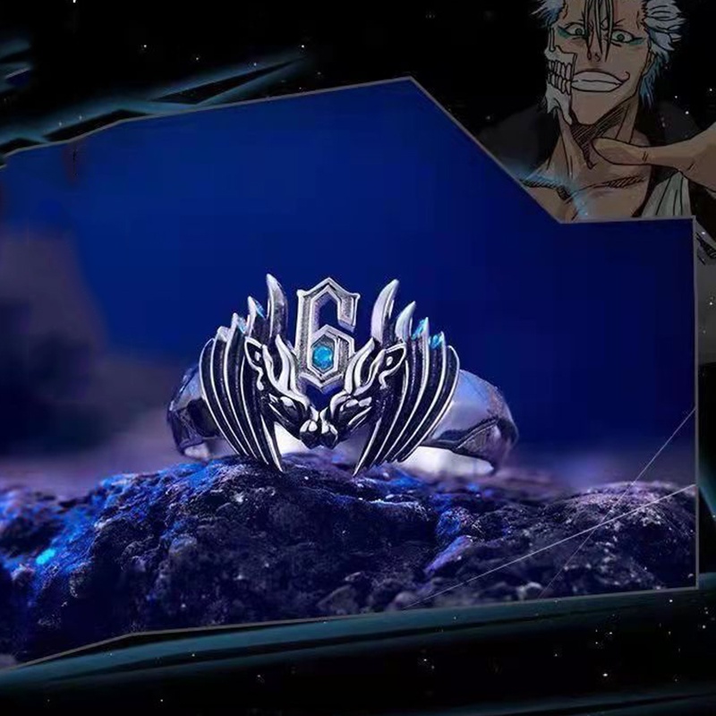 Anime Bleach Ring Grimmjow Jeagerjaques Cosplay Adjustable Opening ...
