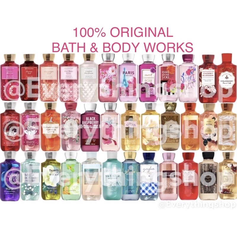 10g 100% Original Bath & Body Works Shower Gel (Repack/Trial) | Shopee ...