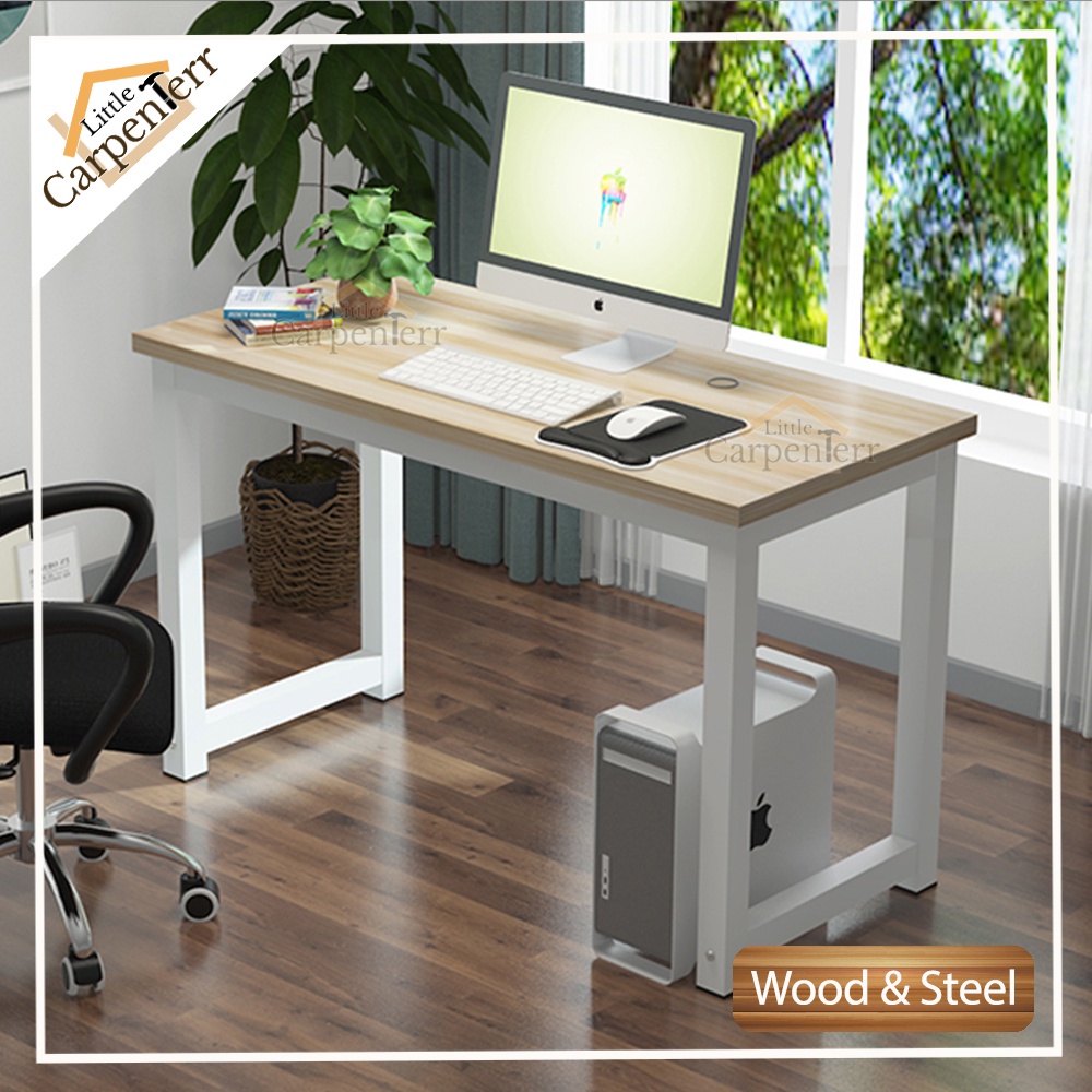 Little Carpenterr 120CM Modern Wooden Working Desk Home Study Simply ...
