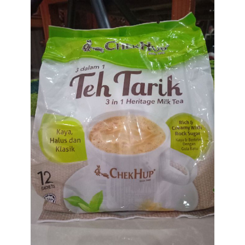 Chek Hup 3 in 1 Rich and Creamy Malaysia Pull Tea (12 Sachets) | Shopee ...