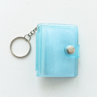 Mini 1 Inch 2 Inch Photo Album 16 Pockets INS Jelly Color Glitter