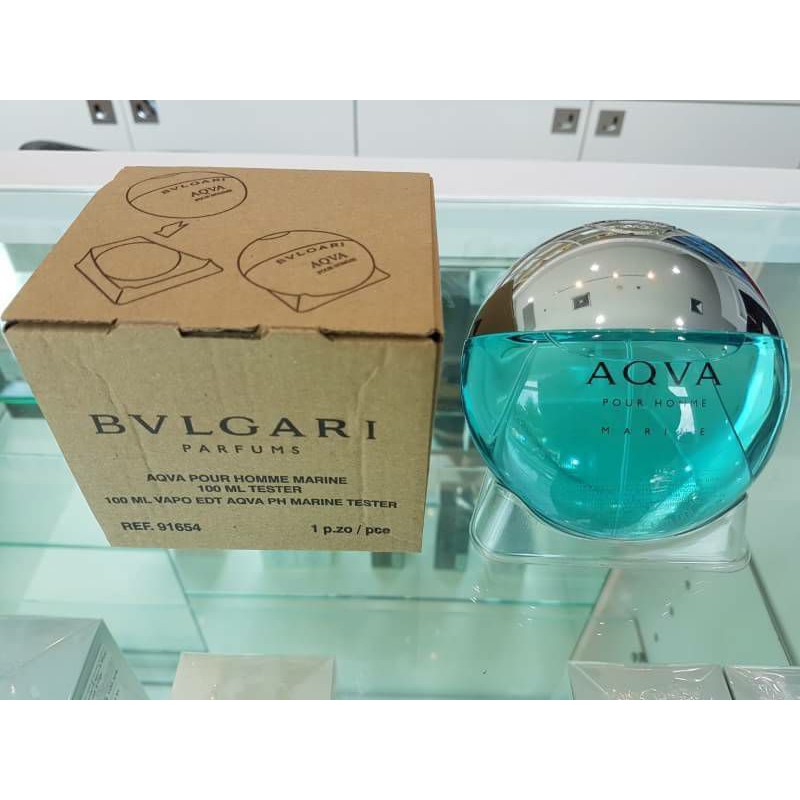 100 AUTHENTIC ORIGINAL TESTER Bvlgari Aqva Pour Homm Marine