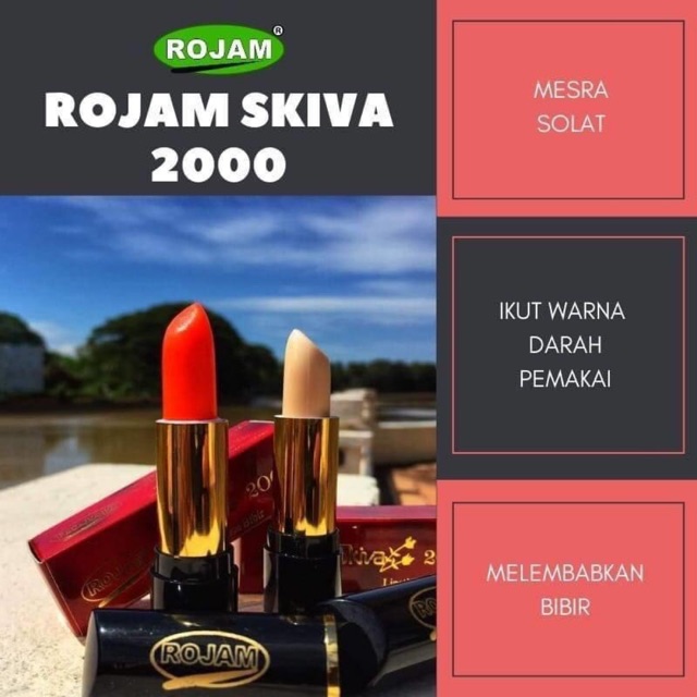 READY STOCK ️LIPSTICK ROJAM | WARNA IKUT ALIRAN DARAH | Shopee Malaysia