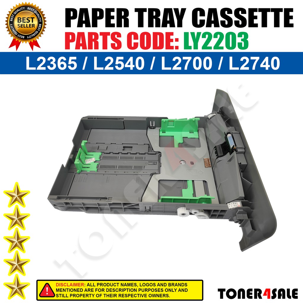 Bac à Papier Pour Imprimantes Brother 2540, MFC-2700, 2740, 7080, 7380, 7180 - Pièce Détachée D'occasion