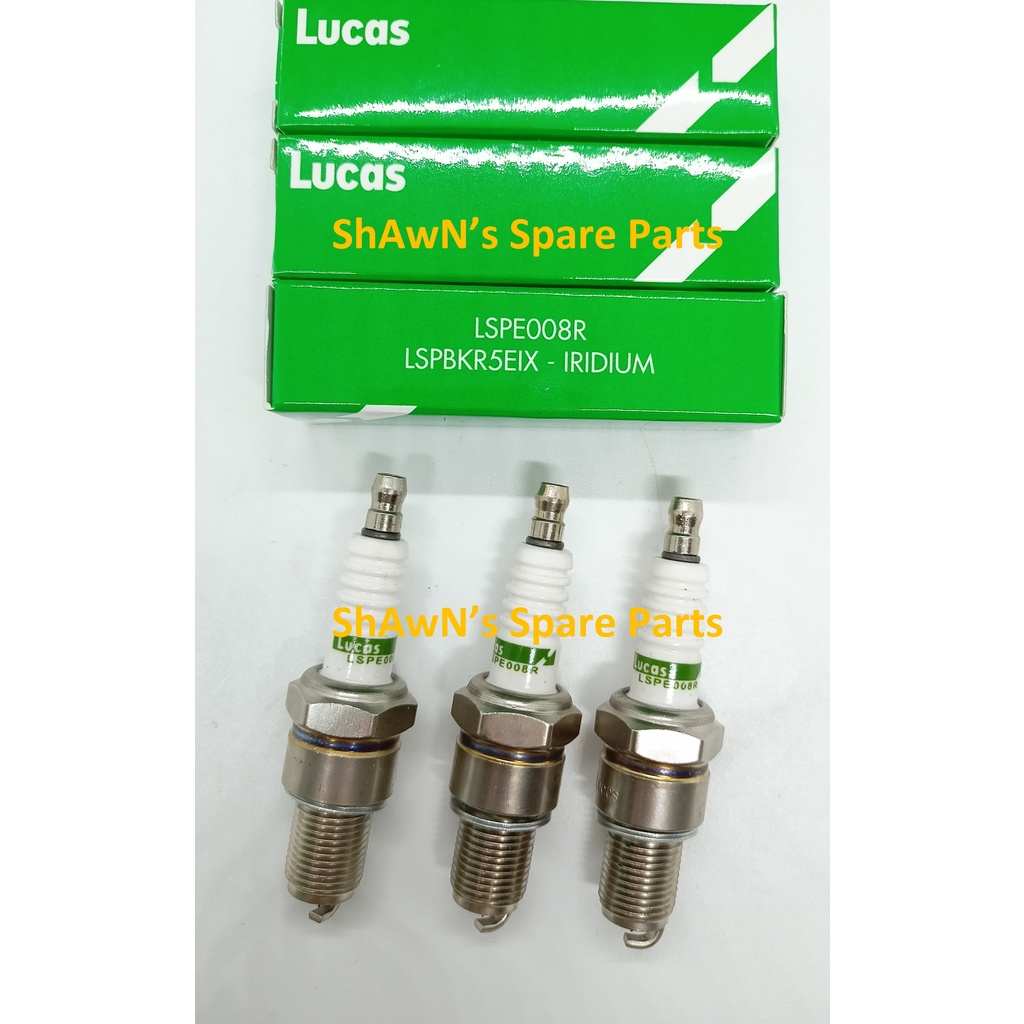 LUCAS Iridium Spark Plug Proton Iswara Saga 12v Wira Satria 1.3 1.5