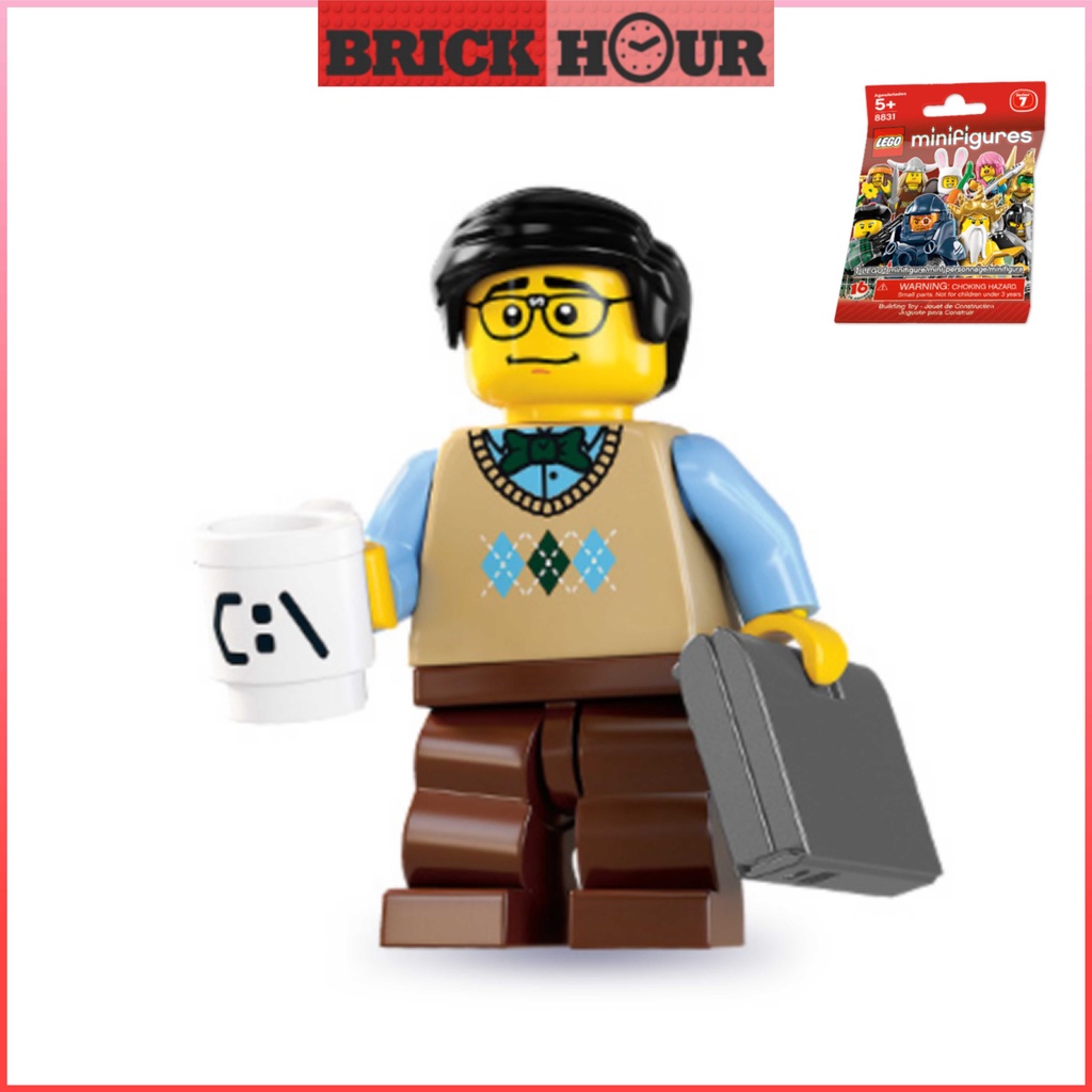 8831 -12 LEGO Minifigure Series 7 - Computer Programmer (MISP) | Shopee ...